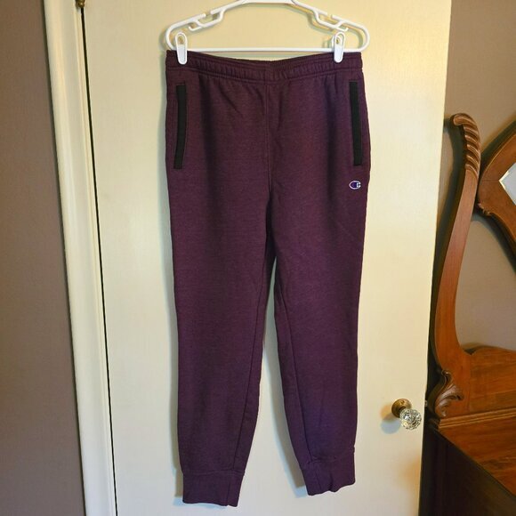 Champion Authentic Athleticwear sweatpants Maroon Medium medium‎ heavy weight - Picture 1 of 11